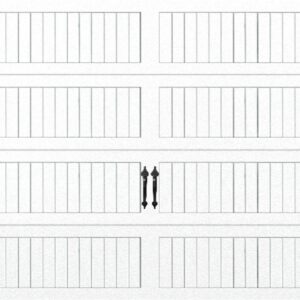 16' x 7' Stamped Carriage House door, Insulated with clear windows